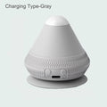 Wall-Mounted Fascia Cone Massager | Back, Arm & Foot Massage Wall Massager QXL Charging Type-Gray