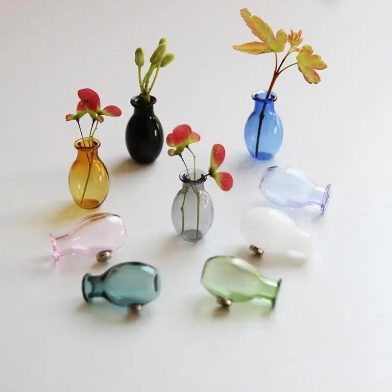 3D Glass Vase Fridge Magnet | Mini Micro Landscape Decor Decorative Fridge Magnet QXL