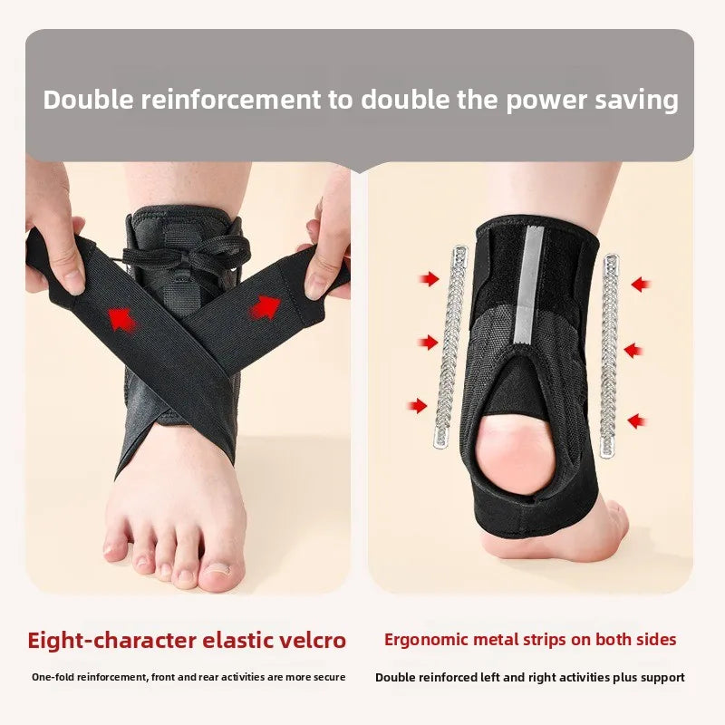 Sports Ankle Brace with Straps | Running, Basketball & Football Ankle Brace Support QXL