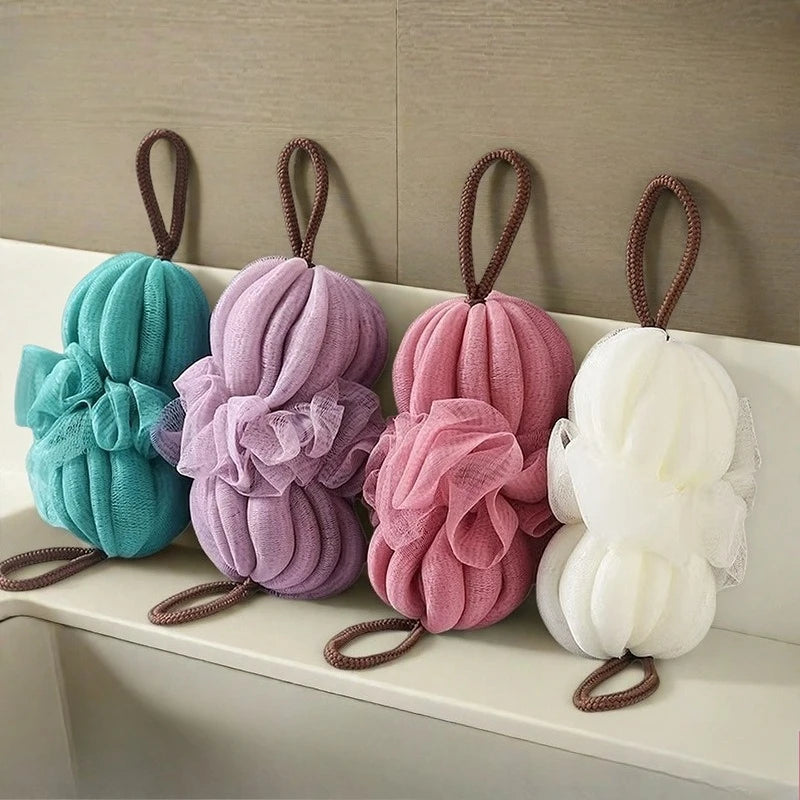 Double-Sided Floral Back Scrubber Bath Towel Strip Back Scrubber Strip QXL