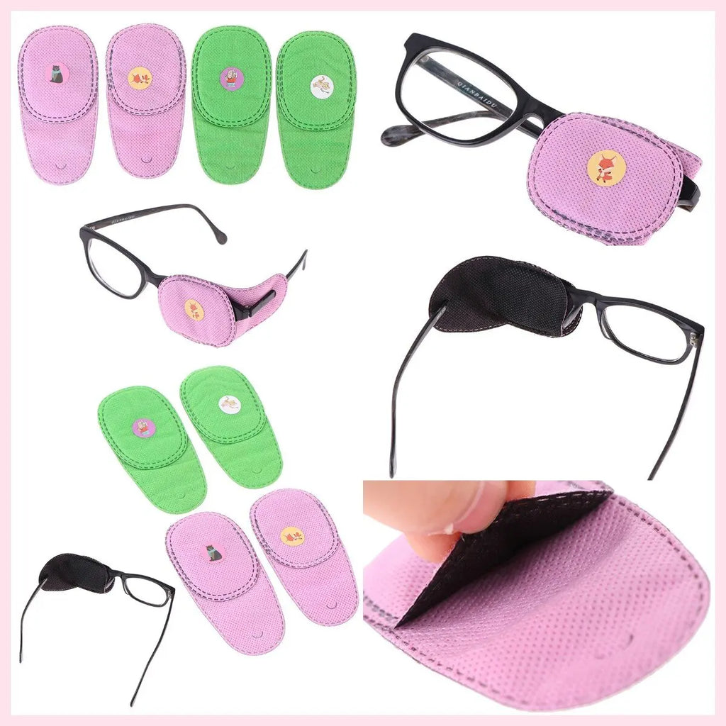 6-Pack Kids Reusable Eye Patches | Soft Occlusion Eyeshade Set Kids Eye Patch QXL