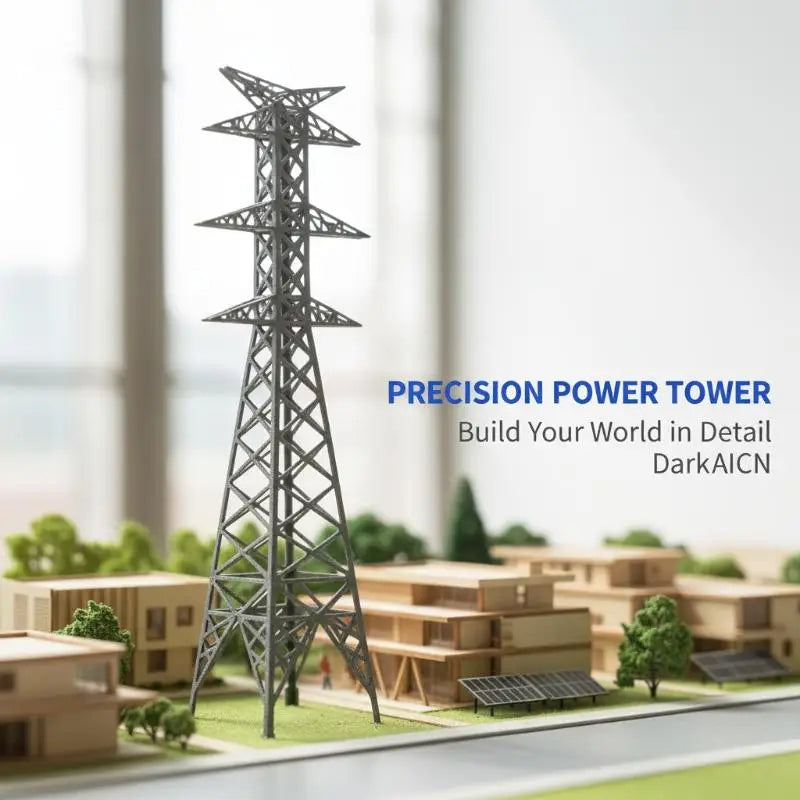Mini Power Tower Model 1:100 1:200 – Railway Scene Layout Scale Model Scenery QXL