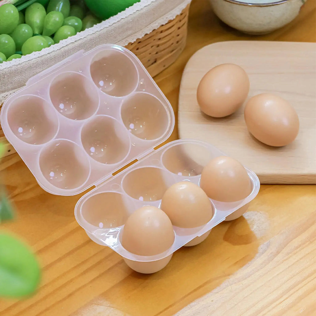 6-Egg Transparent Storage Container – Fridge, Camp & Travel Egg Storage Container QXL