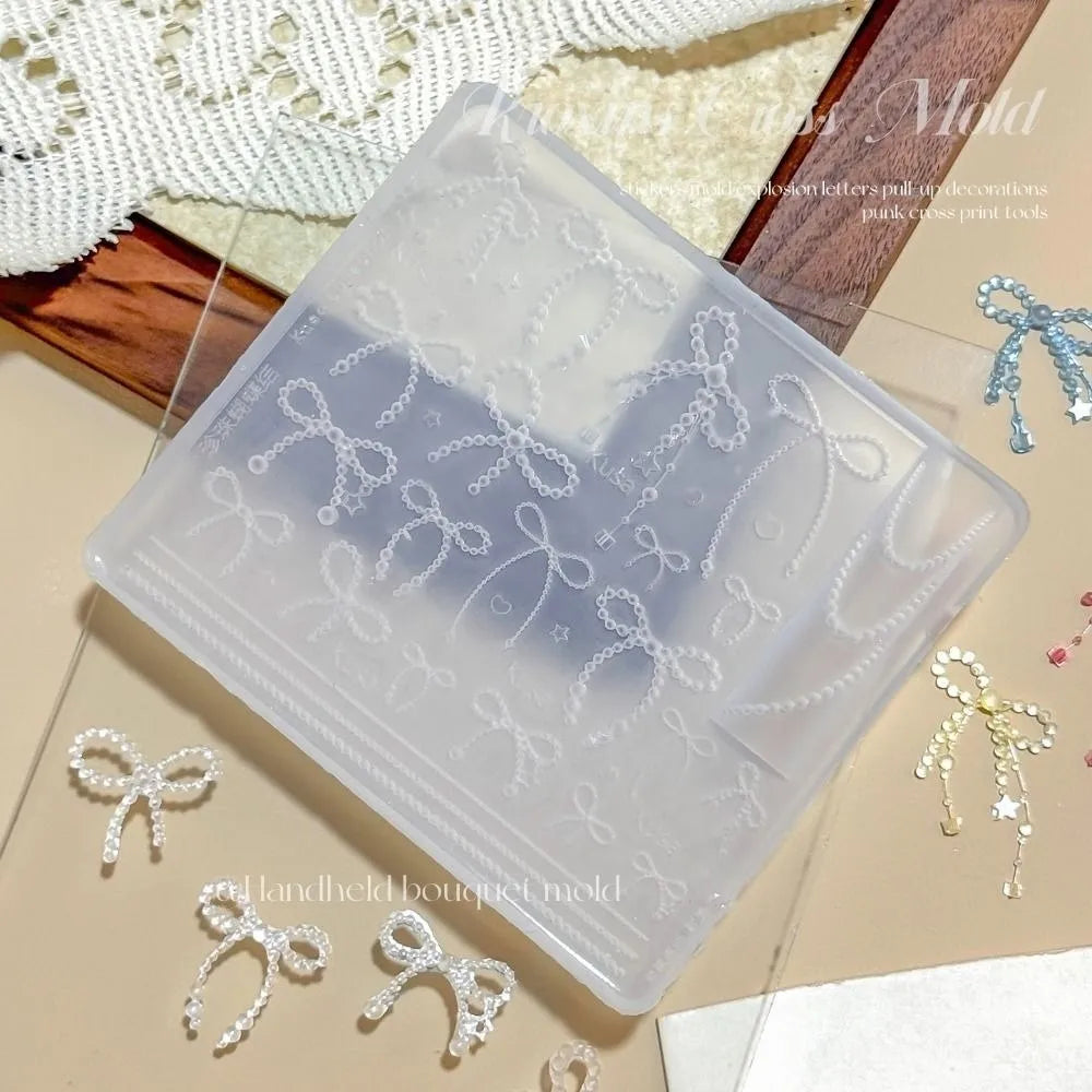 3D Bowknot Butterfly Silicone Nail Art Mold | DIY Manicure Nail Art Mold QXL