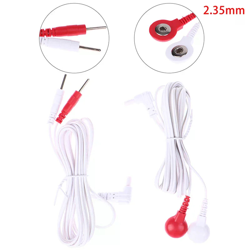 TENS Unit Replacement Lead Wire 2.35mm Jack | 1.5M & 1.8M TENS Electrode Cable QXL