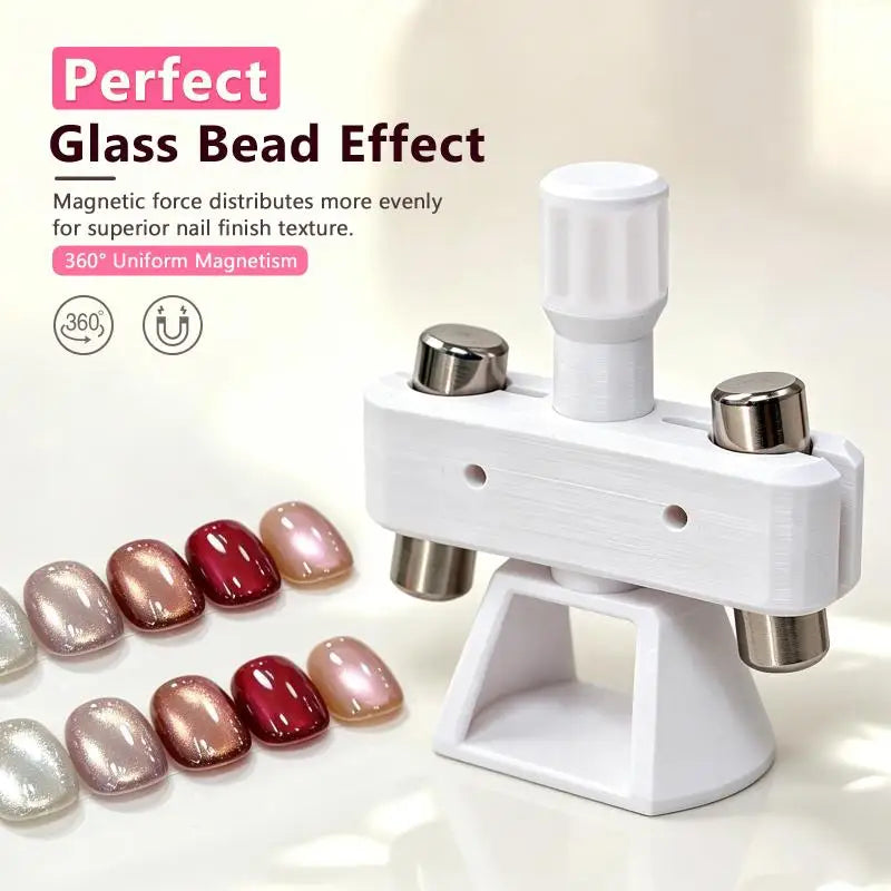 Cat Eye Nail Magnet | Glass Bead Gyroscope Manicure Tool Nail Art Magnet QXL