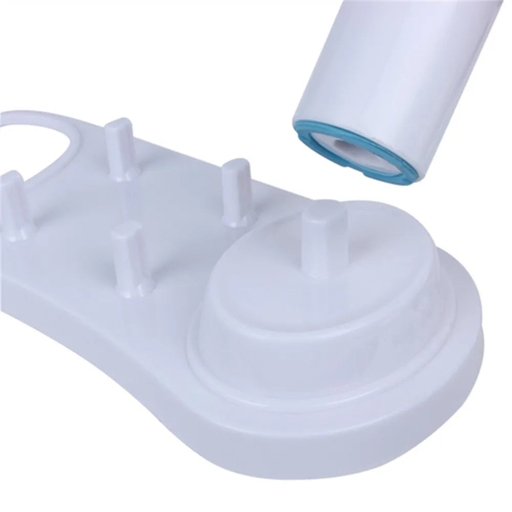 Electric Toothbrush Holder for Oral B – 4 Heads & Charger Hole Toothbrush Holder Stand QXL