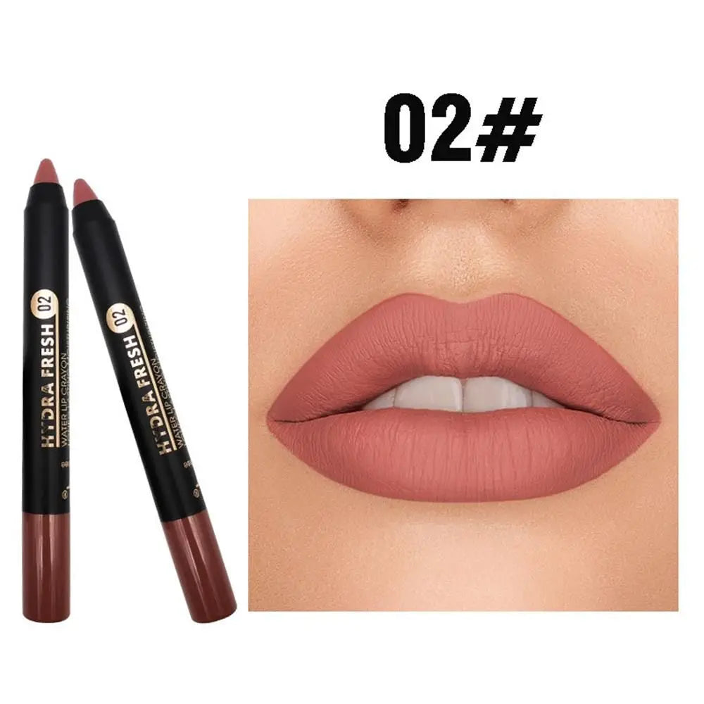 Matte Lipstick Pencil – Nude Velvet Waterproof | 9 Shades Matte Lipstick Pencil QXL 02