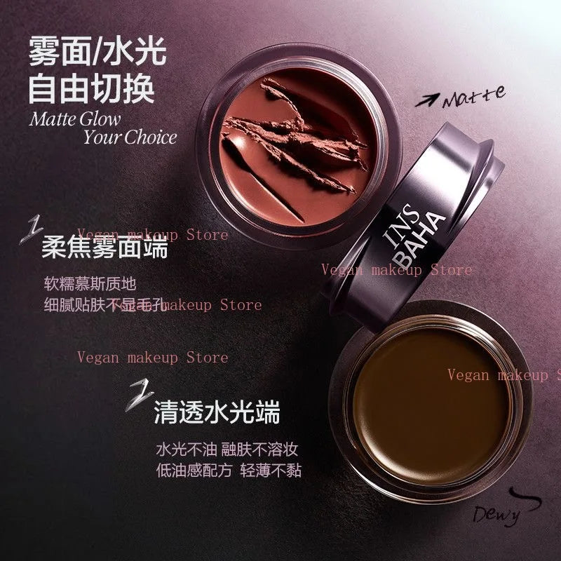 INSBAHA 2-in-1 Cream Blush & Eye Tint Balm | Dewy Glow Cream Blush Balm QXL