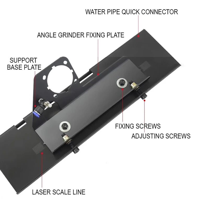 45° Chamfer Bracket Tile Cutter for 100-Type Angle Grinder Tile Chamfer Bracket QXL