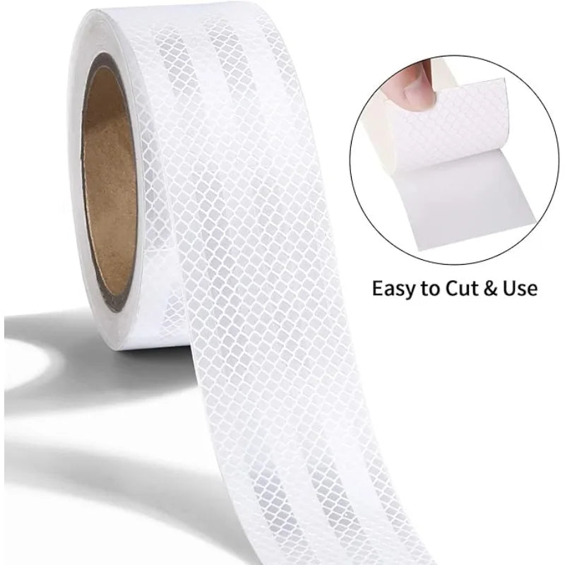 Reflective Safety Tape 10M×5cm | Car Truck Bike Strip Sticker Reflective Safety Tape QXL