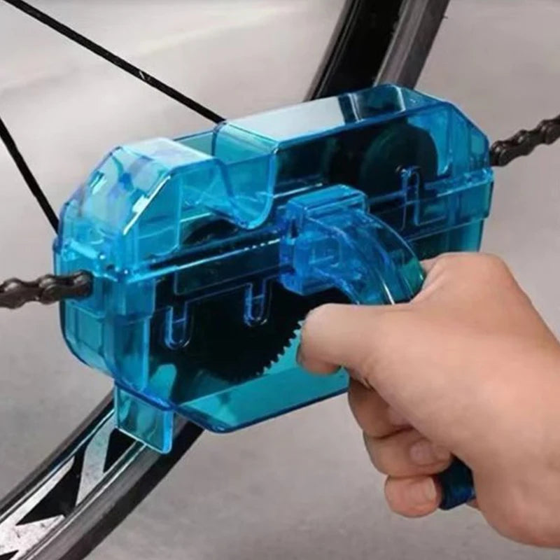 Portable Bicycle Chain Cleaner Kit | Bike Scrubber Brush Tool Bike Chain Cleaner QXL