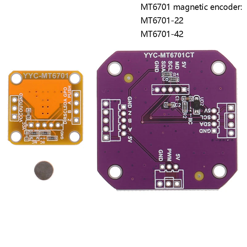MT6701 14-Bit Magnetic Encoder Angle Sensor Module | AS5600 Magnetic Encoder Module QXL