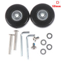 Luggage Replacement Wheels & Axles Kit 40–54mm | Suitcase Repair Luggage Wheel Repair Kit QXL D