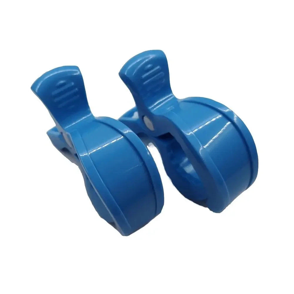 2-Pack Baby Stroller Hooks | Alligator Clip Pram Peg Hanger Stroller Hook Clips QXL B184 Blue-2Pcs