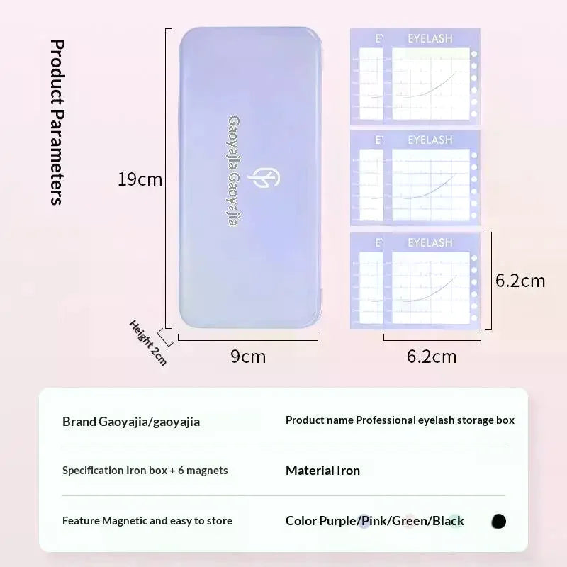 Magnetic Eyelash Storage Case & Lash Extension Display Box Lash Storage Case QXL