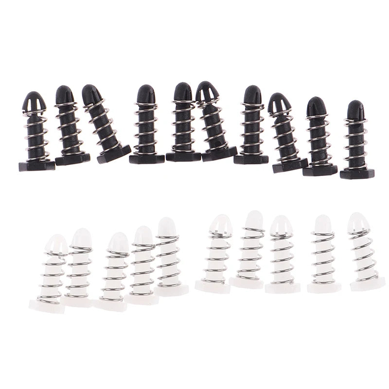 10-Pack 14mm Plastic Spring Nail Clips for PC Cooling Fans Cooling Fan Clips QXL