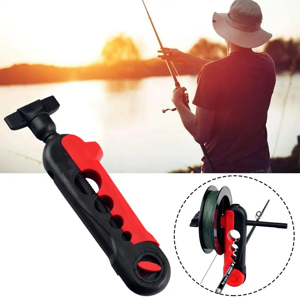 Portable Fishing Line Winder Spool & Rod Holder Tool Fishing Line Winder QXL