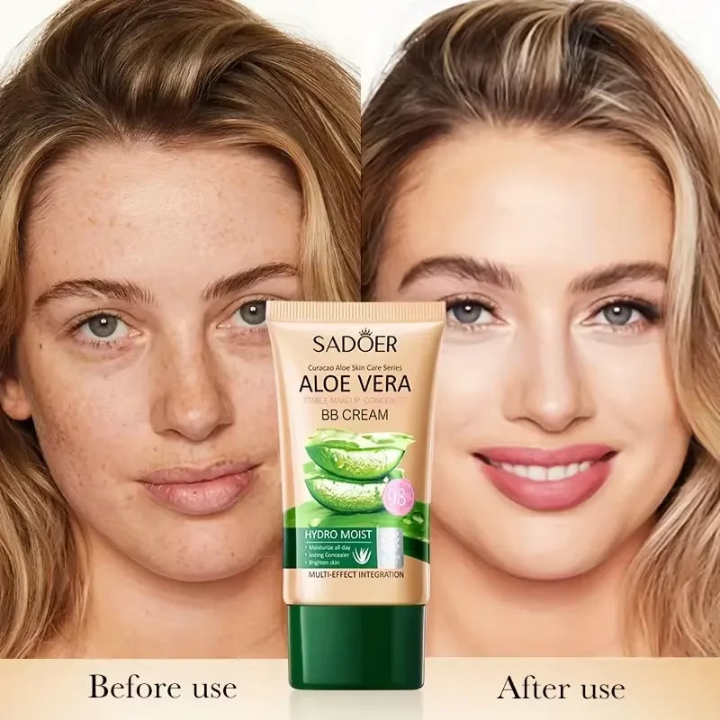 Aloe Vera BB Cream – Full Coverage Foundation & Concealer BB Cream Foundation QXL