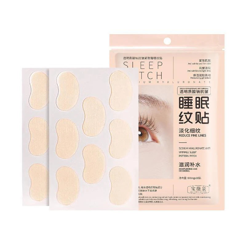 Collagen Gel Anti-Wrinkle Face Patches | Forehead & Smile Lines Anti-Wrinkle Face Patch QXL Pink