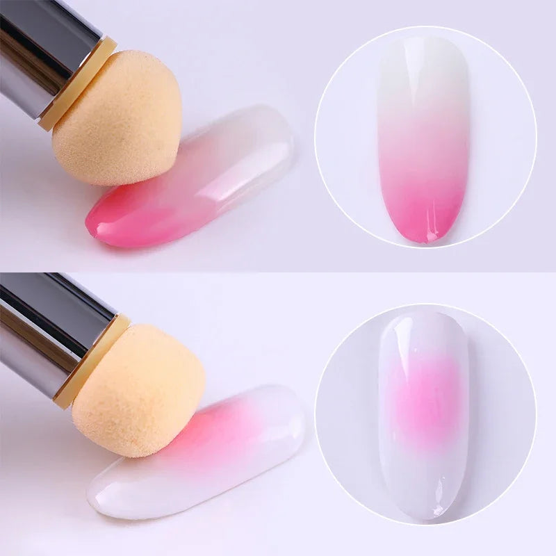 10-Pack Nail Art Sponge Heads | Gradient & Dotting Tool Nail Art Sponge Tool QXL
