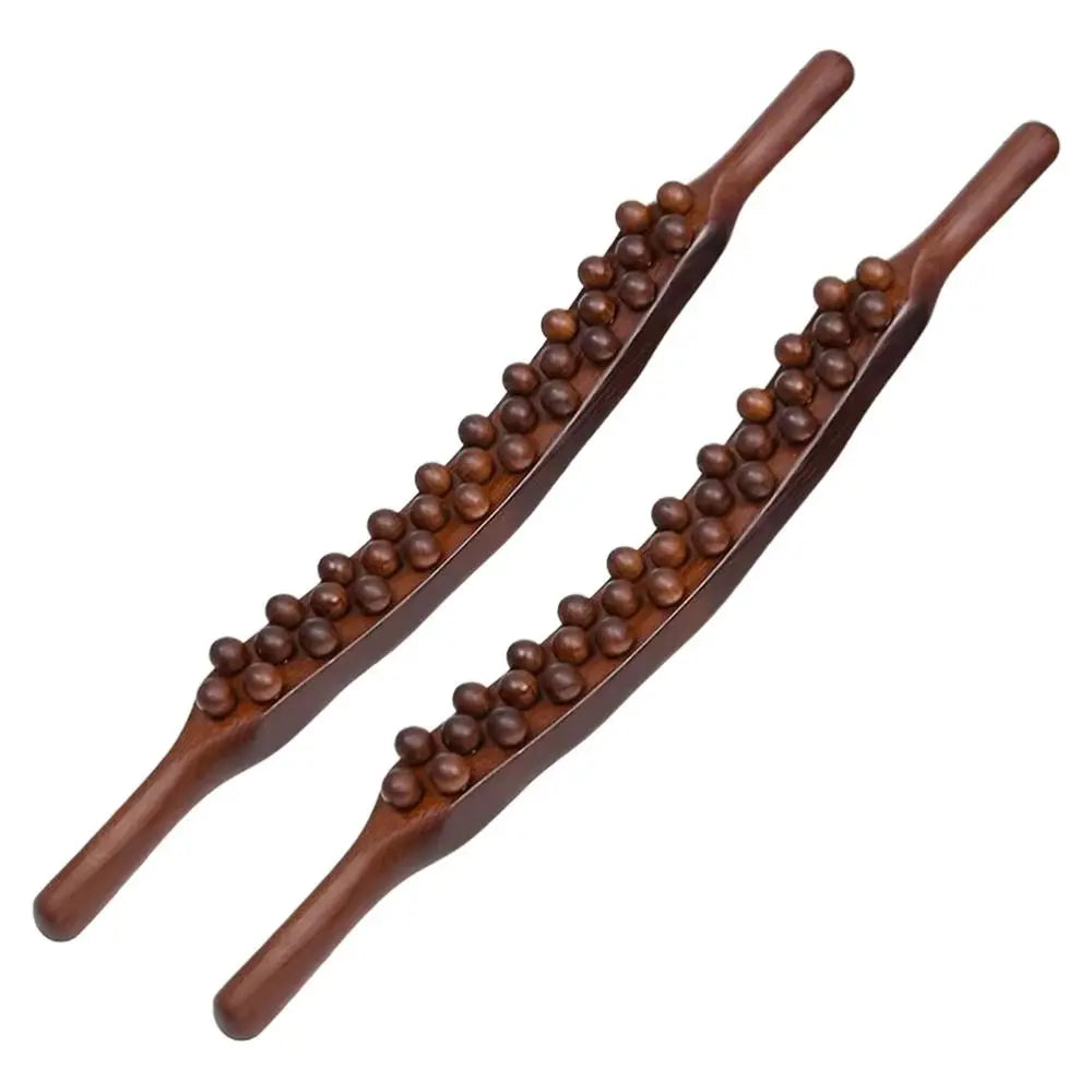 37-Bead Handheld Body Massage Stick | Back Scraping Tool Body Massage Stick QXL