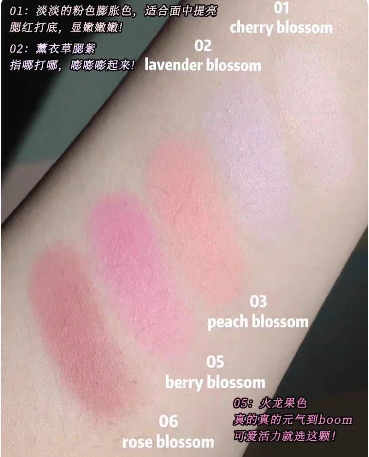BBIA Cheek Blush & Contour Powder – Natural Long-Lasting Blush Contour Powder QXL