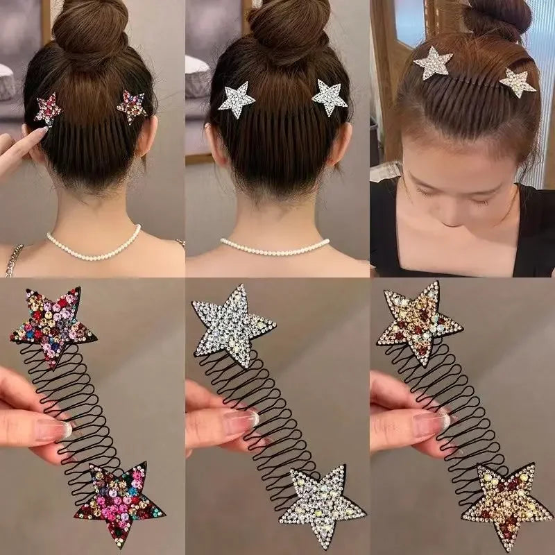 Invisible Bang Fix Insert Comb & Broken Hair Hairpin Tool Hair Styling Pin QXL
