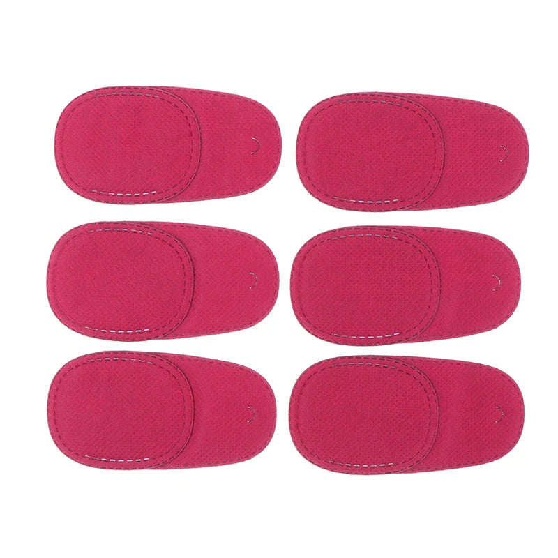 6-Pack Kids Eyeglass Eye Patches | Soft Reusable Non-Woven Kids Eye Patch QXL Pink