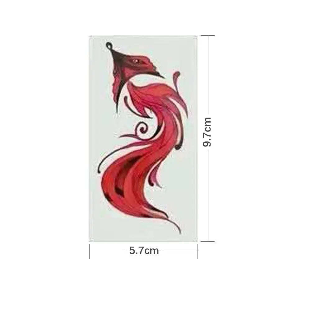 30-Pack Waterproof Temporary Tattoo Stickers | Colorful Body Art Temporary Tattoo Stickers QXL