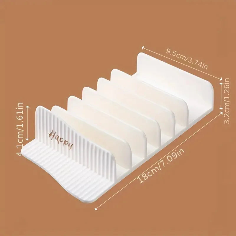 6-Section Makeup Eyeshadow Palette Organizer Tray | PP Plastic Makeup Organizer Tray QXL