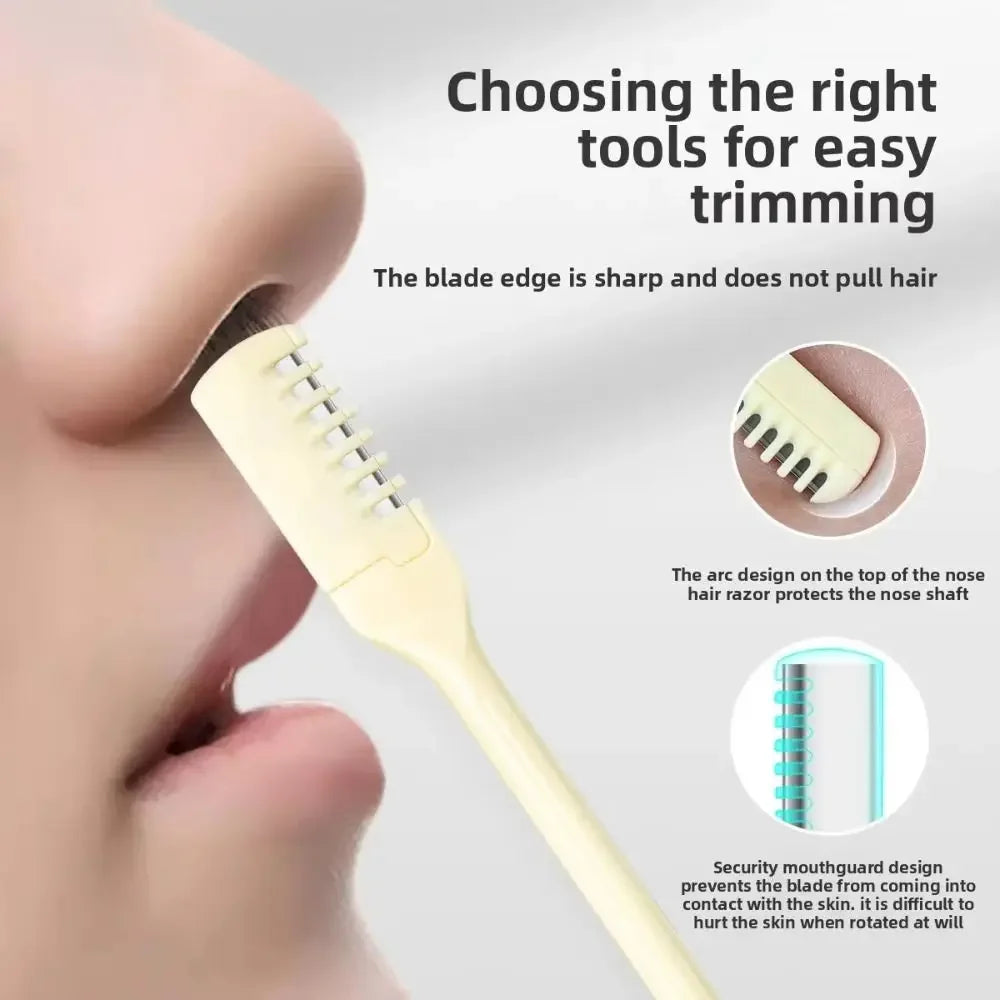 5/10-Pack Wax Nose Hair Trimmer – Portable, Reusable, Unisex Nose Hair Trimmer QXL