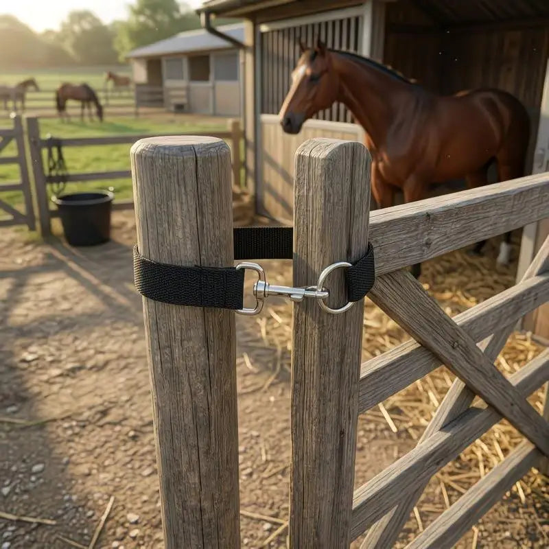 2-Pack 50cm Horse Gate Latch Ropes – Livestock Pen Loop Gate Latch Rope QXL