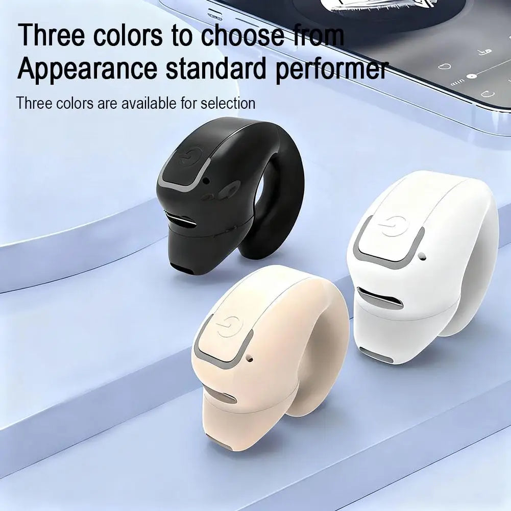 Ear-Clip Bone Conduction Bluetooth 5.3 Wireless Earphone Bluetooth Earphone QXL