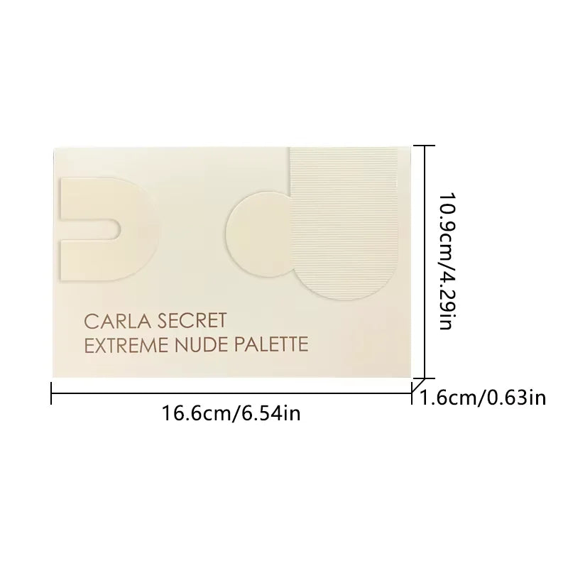 15-Color Eyeshadow Palette | Matte & Shimmer Milk Tea Tones Eyeshadow Palette QXL