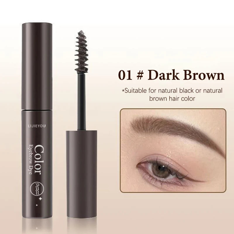 Waterproof Eyebrow Gel with Brush | 3 Colors Long-Lasting Eyebrow Tint Gel QXL 1