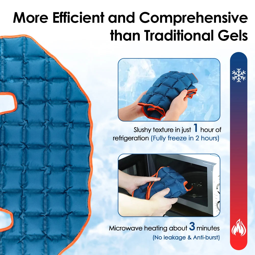 Reusable Polymer Resin Hot & Cold Compress Shoulder Wrap Hot Cold Compress Wrap QXL