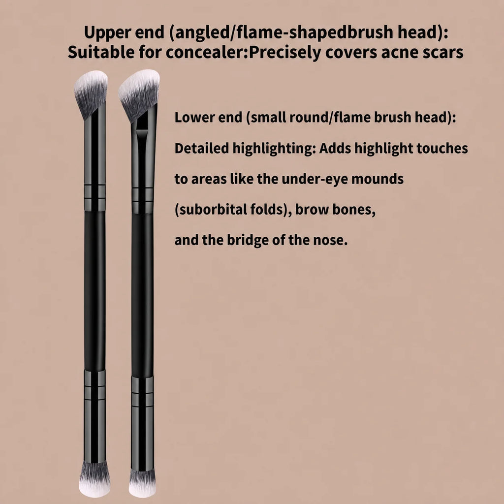 6-Piece Dual-Ended Travel Makeup Brush Set | LUXEBLEND Makeup Brush Set QXL
