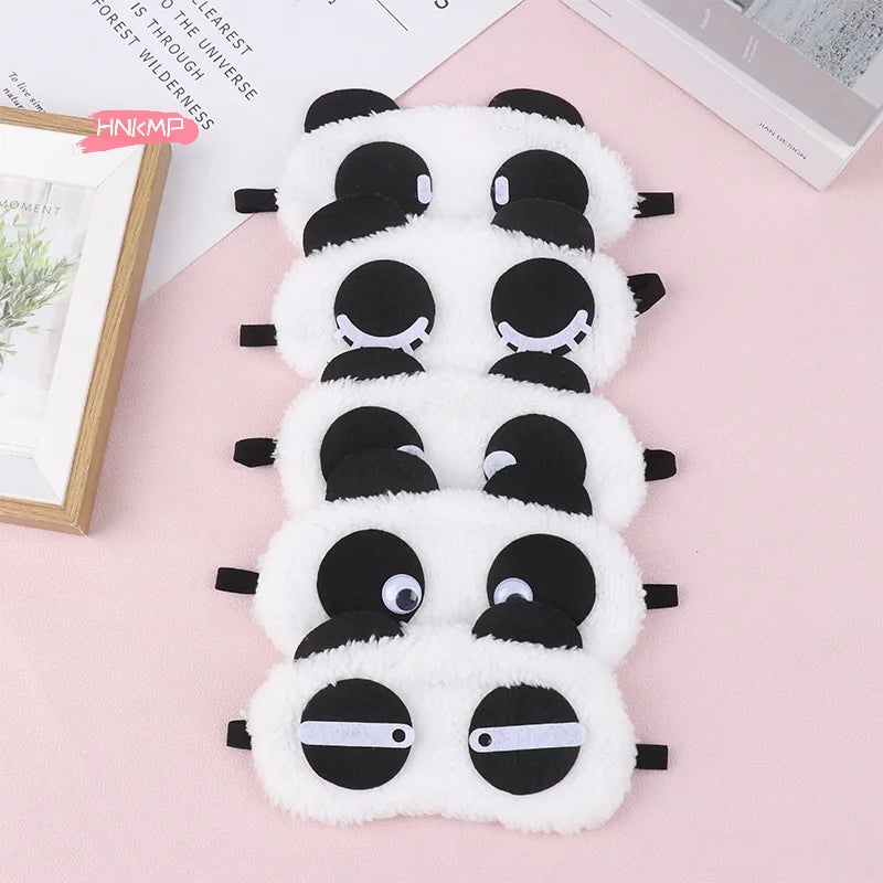Plush Panda Sleep Mask | Soft Light-Blocking Eye Cover Sleep Eye Mask QXL