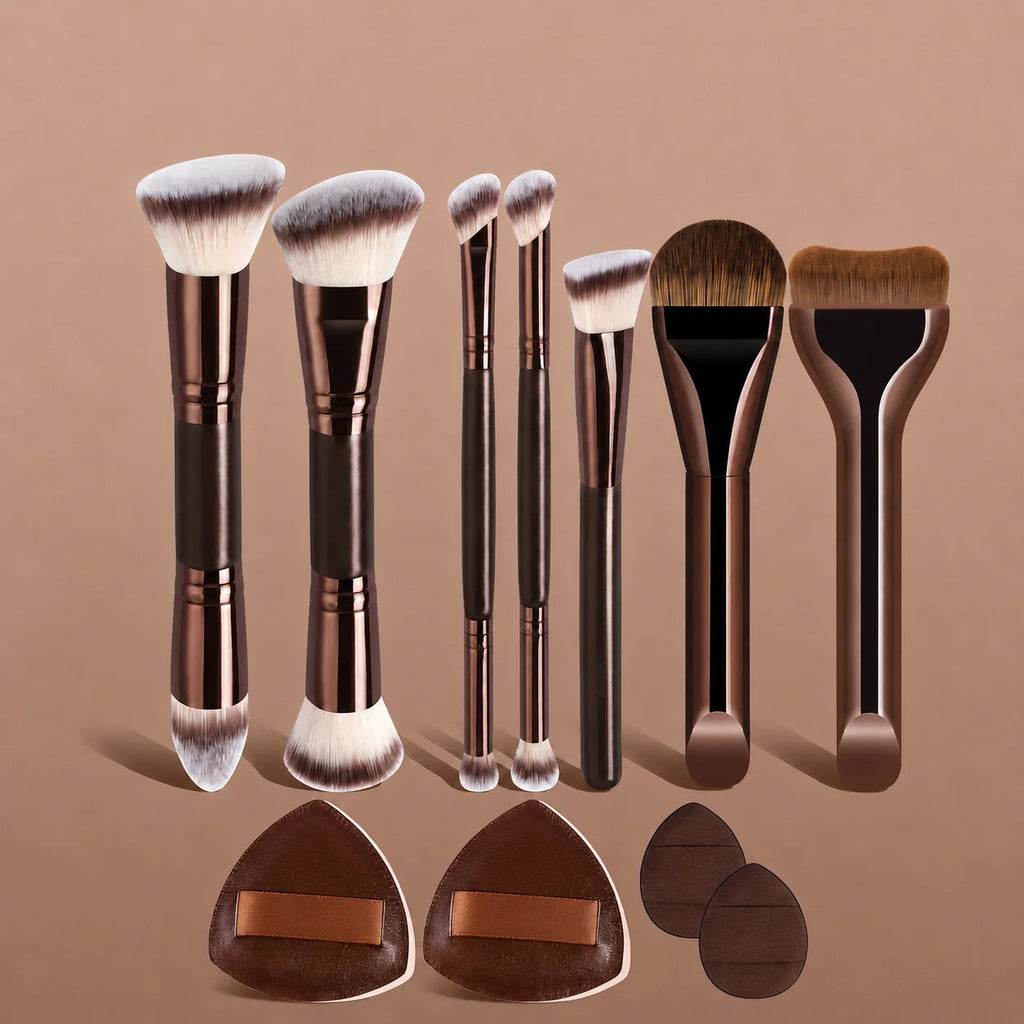 LUXEBLEND 7-Piece Soft Synthetic Makeup Brush Set Makeup Brush Set QXL 11pcs