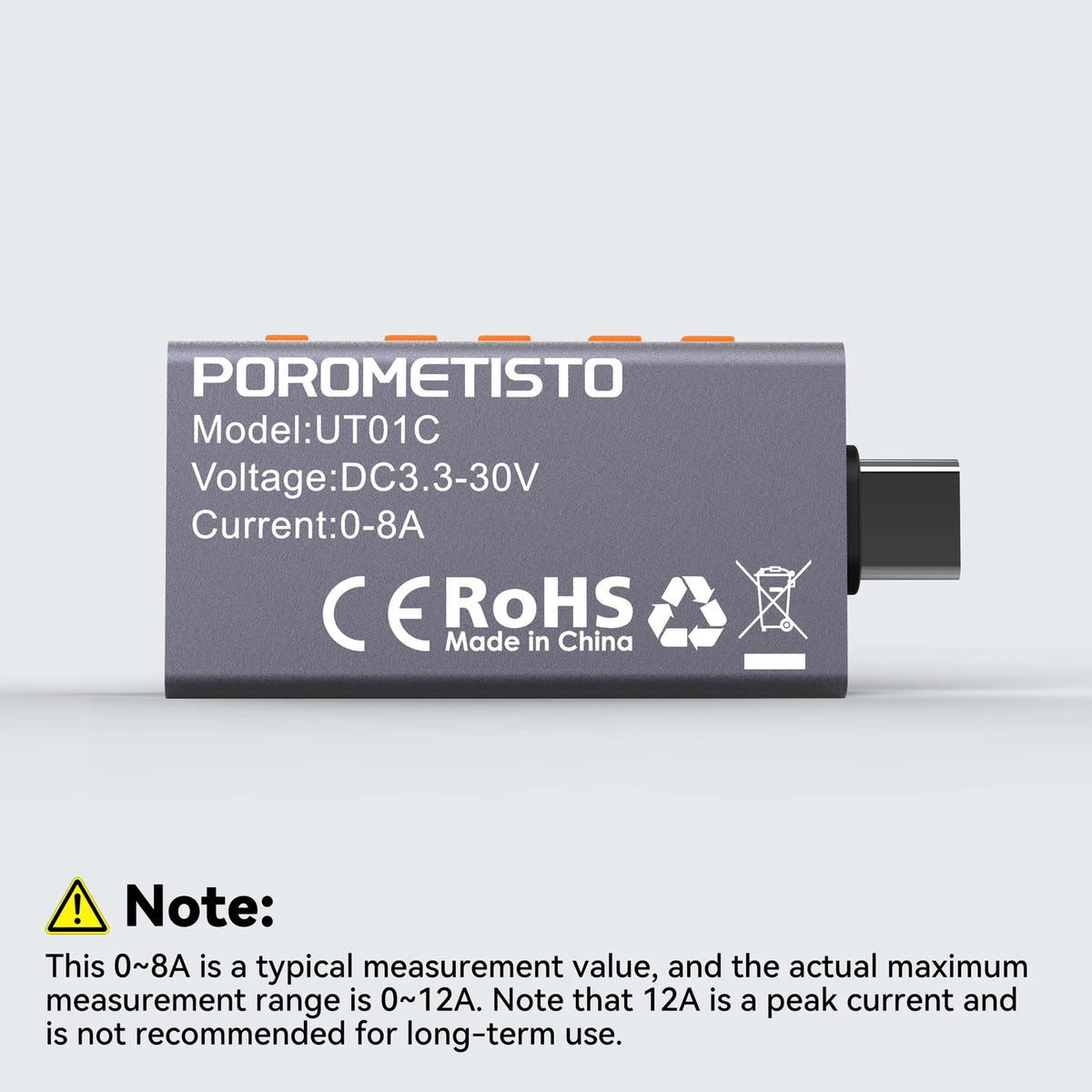 UT01C USB-C Tester Voltmeter Ammeter | Fast Charge Detection USB-C Tester Meter QXL