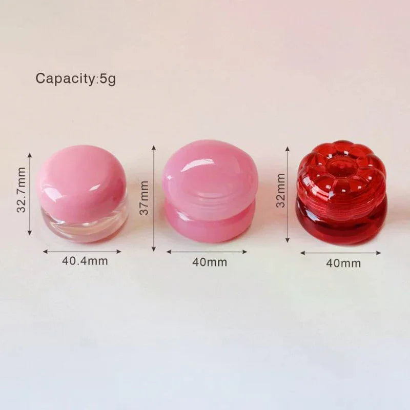 5g Empty Plastic Cosmetic Jar with Lid | Lip Scrub Travel Container Cosmetic Storage Jar QXL