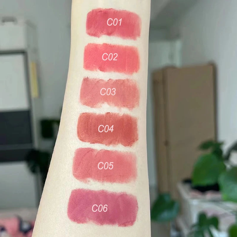 Matte Velvet Liquid Lipstick | Waterproof Nude Brown Lip Glaze Liquid Lip Glaze QXL