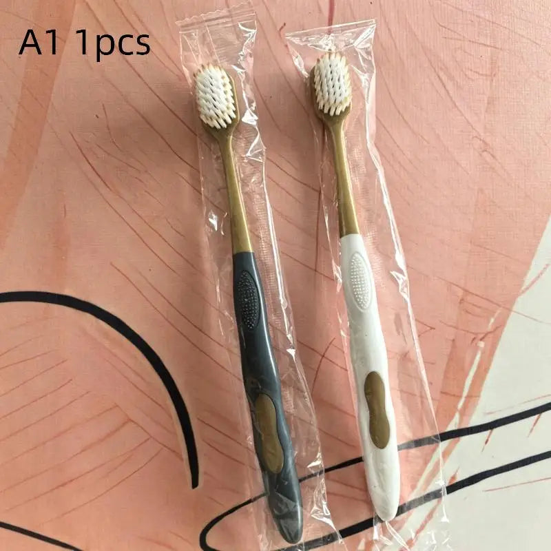 AACAR Soft Bristle Toothbrush | W-Shape Deep Clean 1 or 6 Pack Manual Toothbrush Set QXL A1