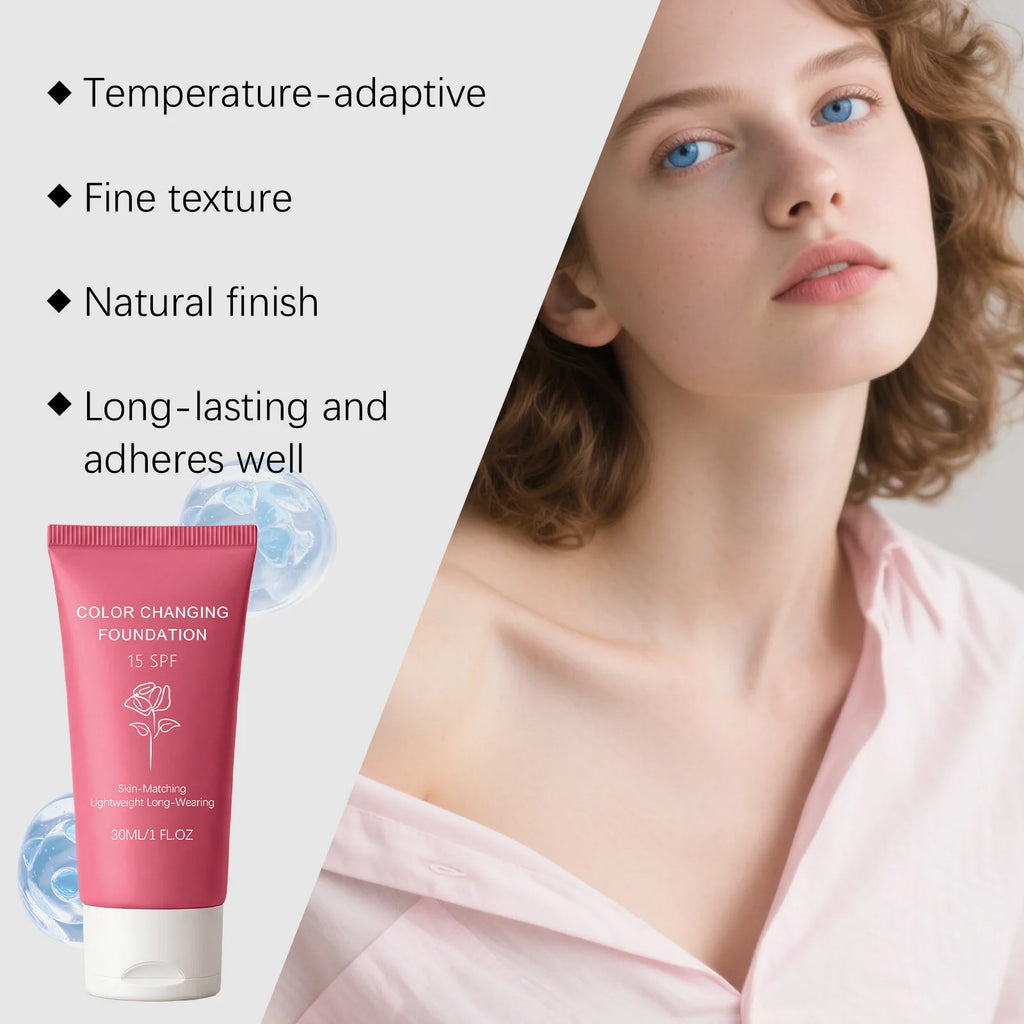 Color Changing Foundation | Waterproof, Adaptive & Long-Lasting Color Changing Foundation QXL
