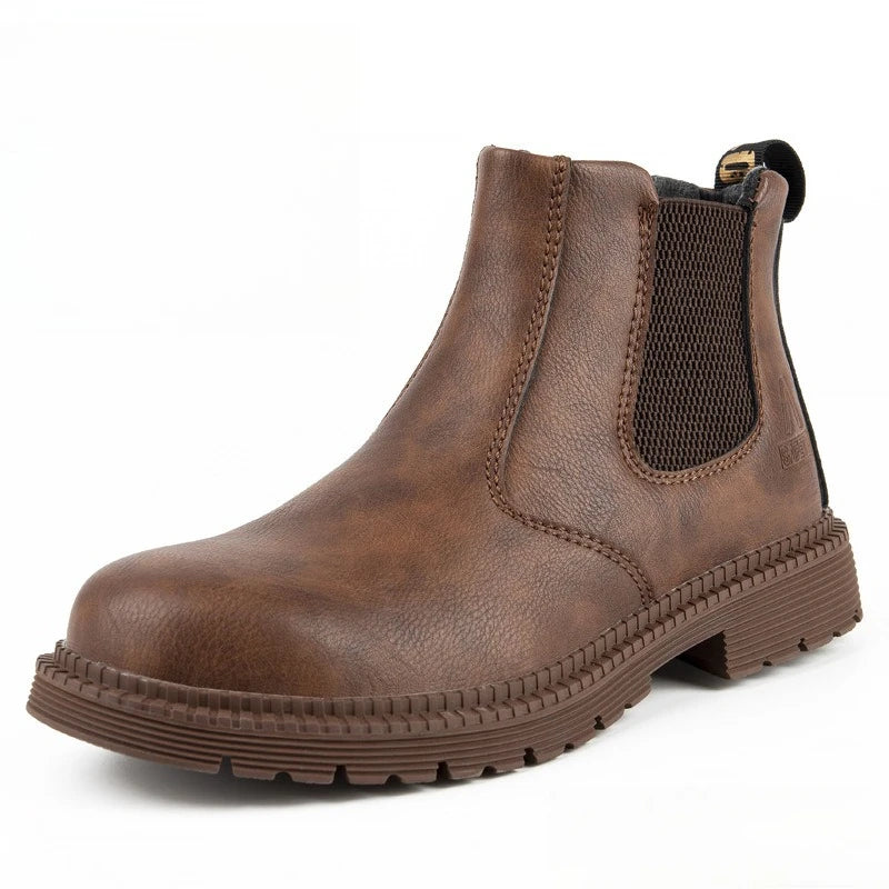Men's Steel Toe Safety Work Boots | Anti-Puncture Non-Slip Safety Work Boots QXL 815-C 48