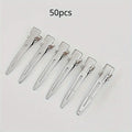 50-Pack Metal Duckbill Hair Clips | Alligator Sectioning Barrettes Hair Sectioning Clips QXL 50pcs