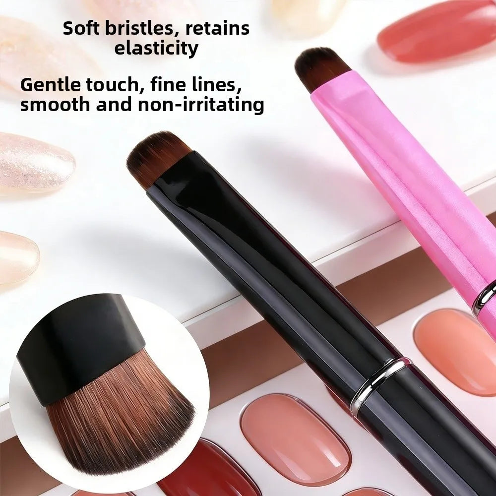3-in-1 Nail Art Brush | Gel, Drawing & Cleaning Tool Nail Art Brush QXL