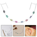 Dental Practice Brackets, Wires & Ligature Ties Teaching Set Dental Teaching Props QXL Default Title