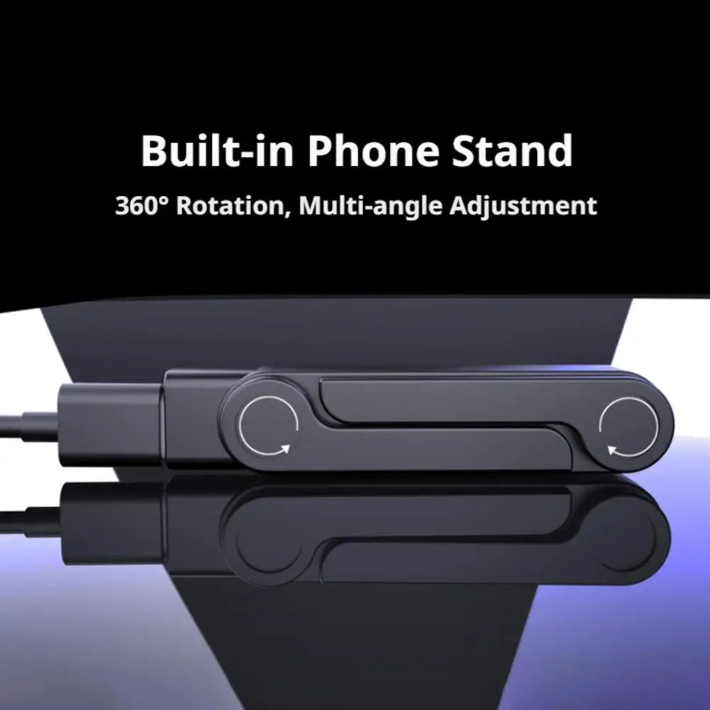 240W USB-C to USB-C Adapter & Phone Stand | 5A PD Charging USB-C Charging Adapter QXL